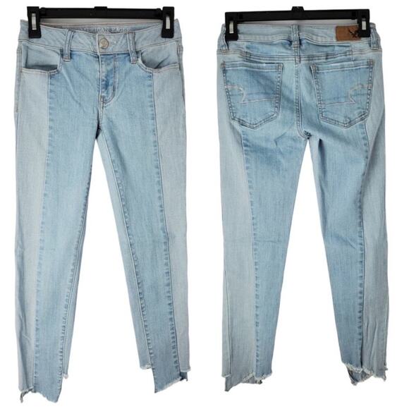 Bundle of 3 American Eagle Women's Size 0 Regular Jeans - Picture 2 of 16